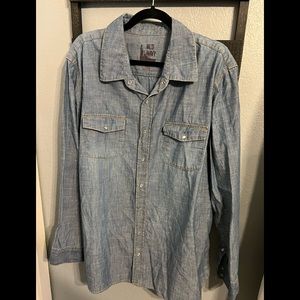 Old Navy Blue Denim Shirt